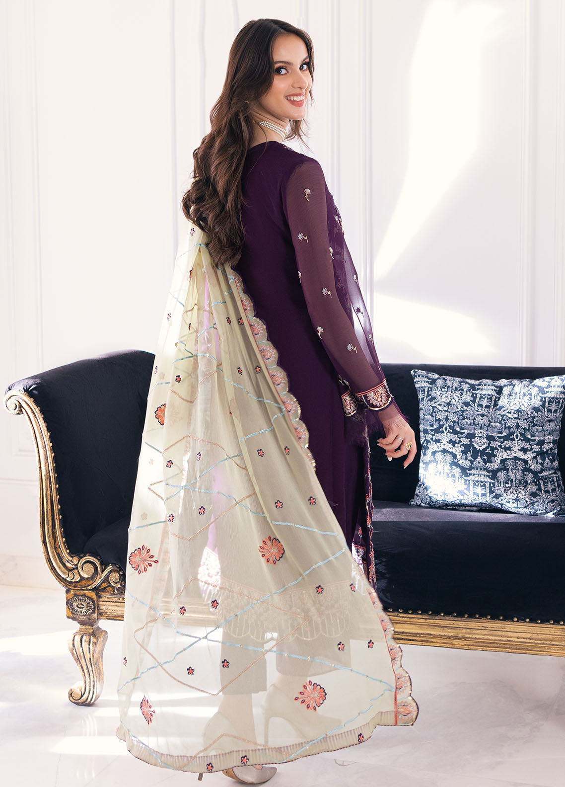 SAH-1004 Drizella - Ella Formals | Unstitched | 3 Piece