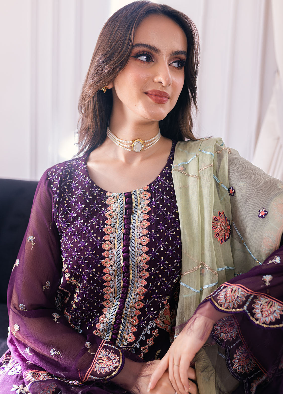 SAH-1004 Drizella - Ella Formals | Unstitched | 3 Piece