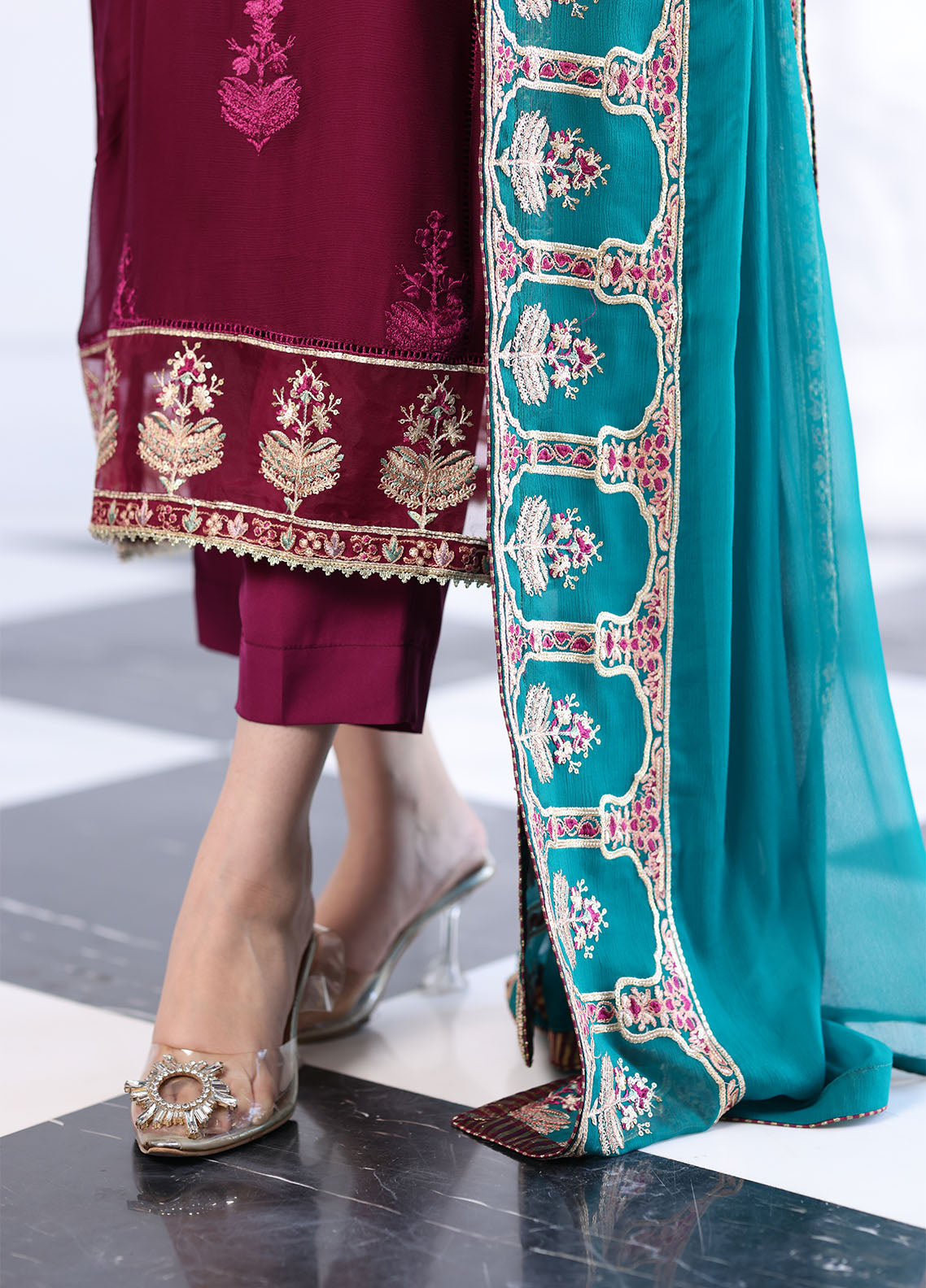 SAH-1005 Anastasia - Ella Formals | Unstitched | 3 Piece