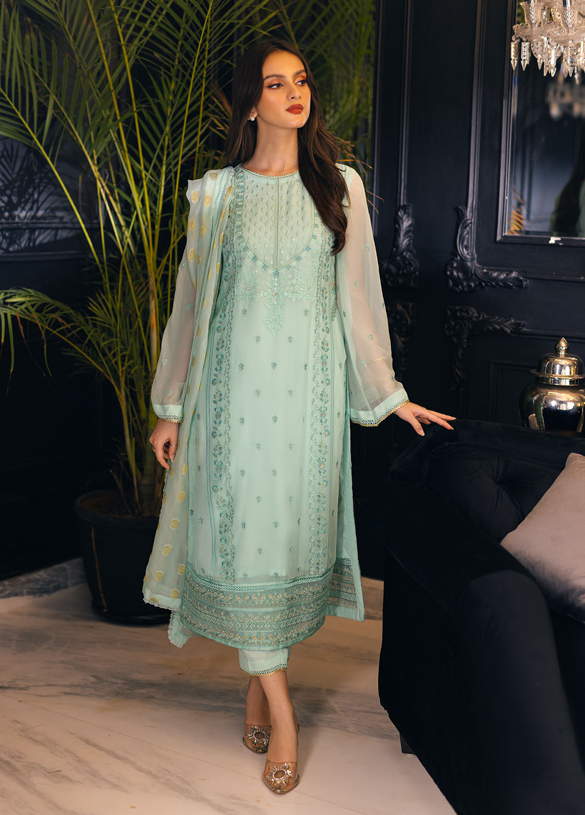 SAH-1006 Elenor - Ella Formals | Unstitched | Kurti