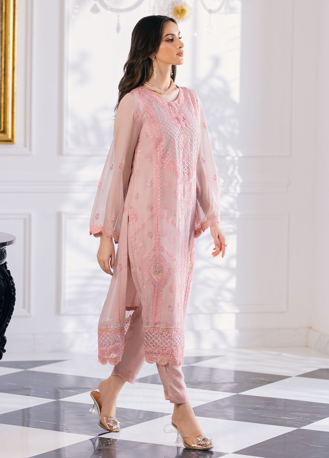 SAH-1007 Isabella - Ella Formals | Unstitched | Kurti