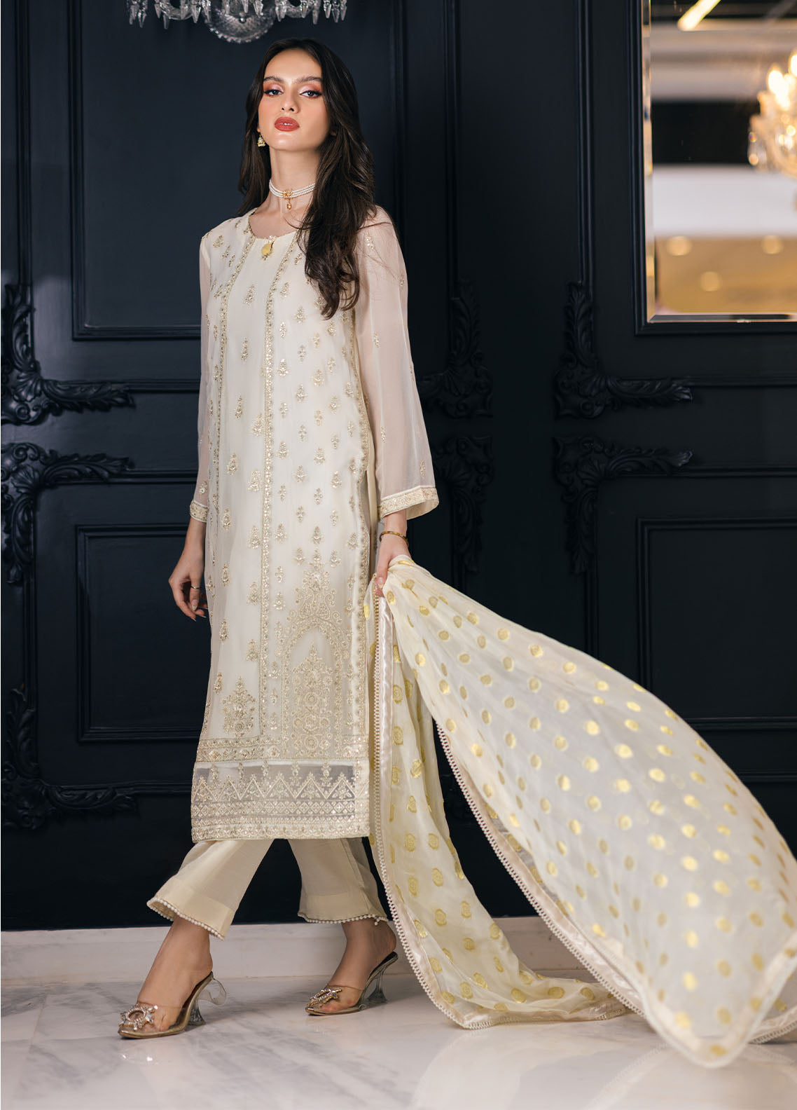 SAH-1008 Irene - Ella Formals | Unstitched | Kurti