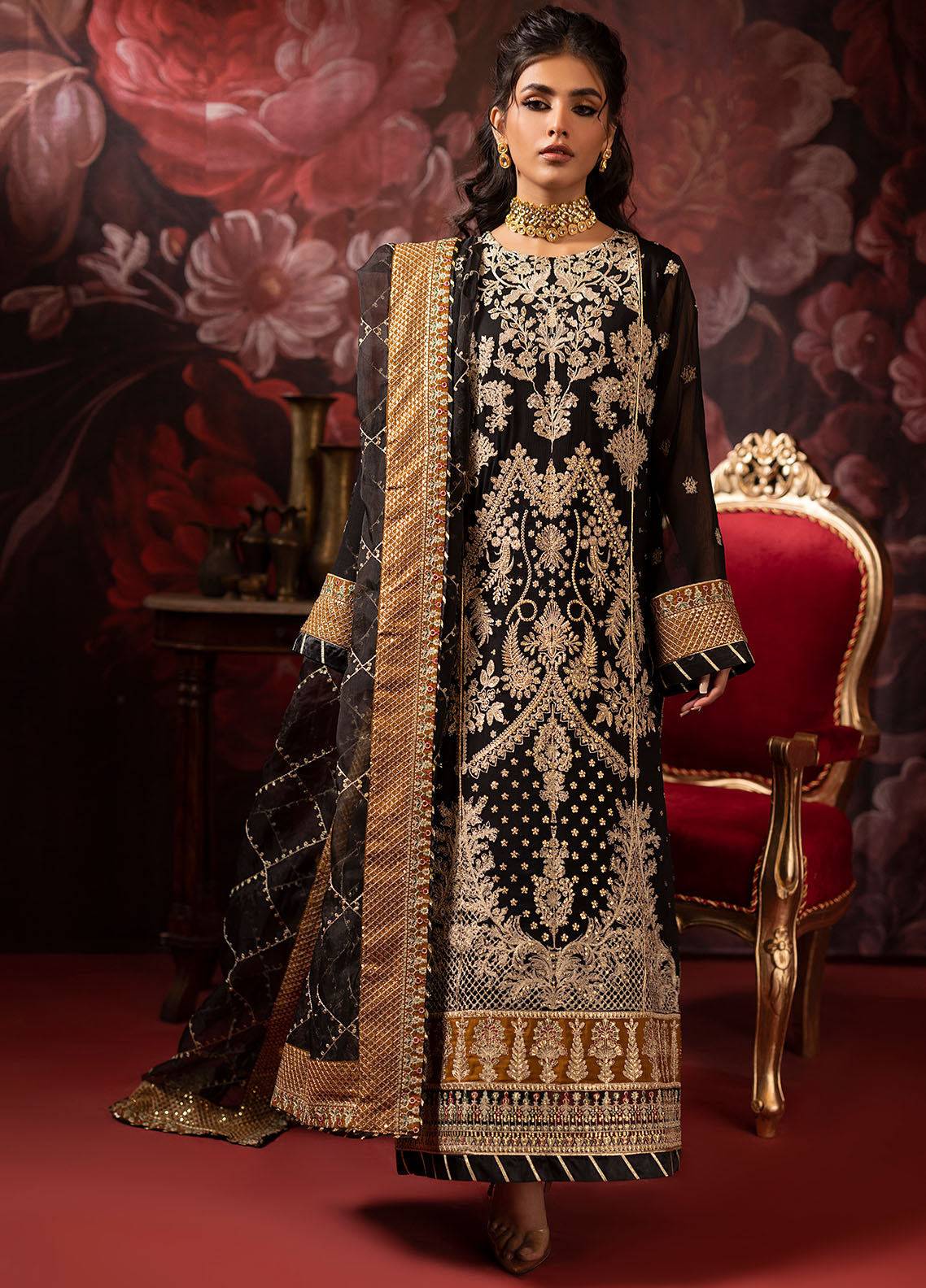 KD-1106 Monarch - Khawab Deeda | Unstitched | 4 Piece