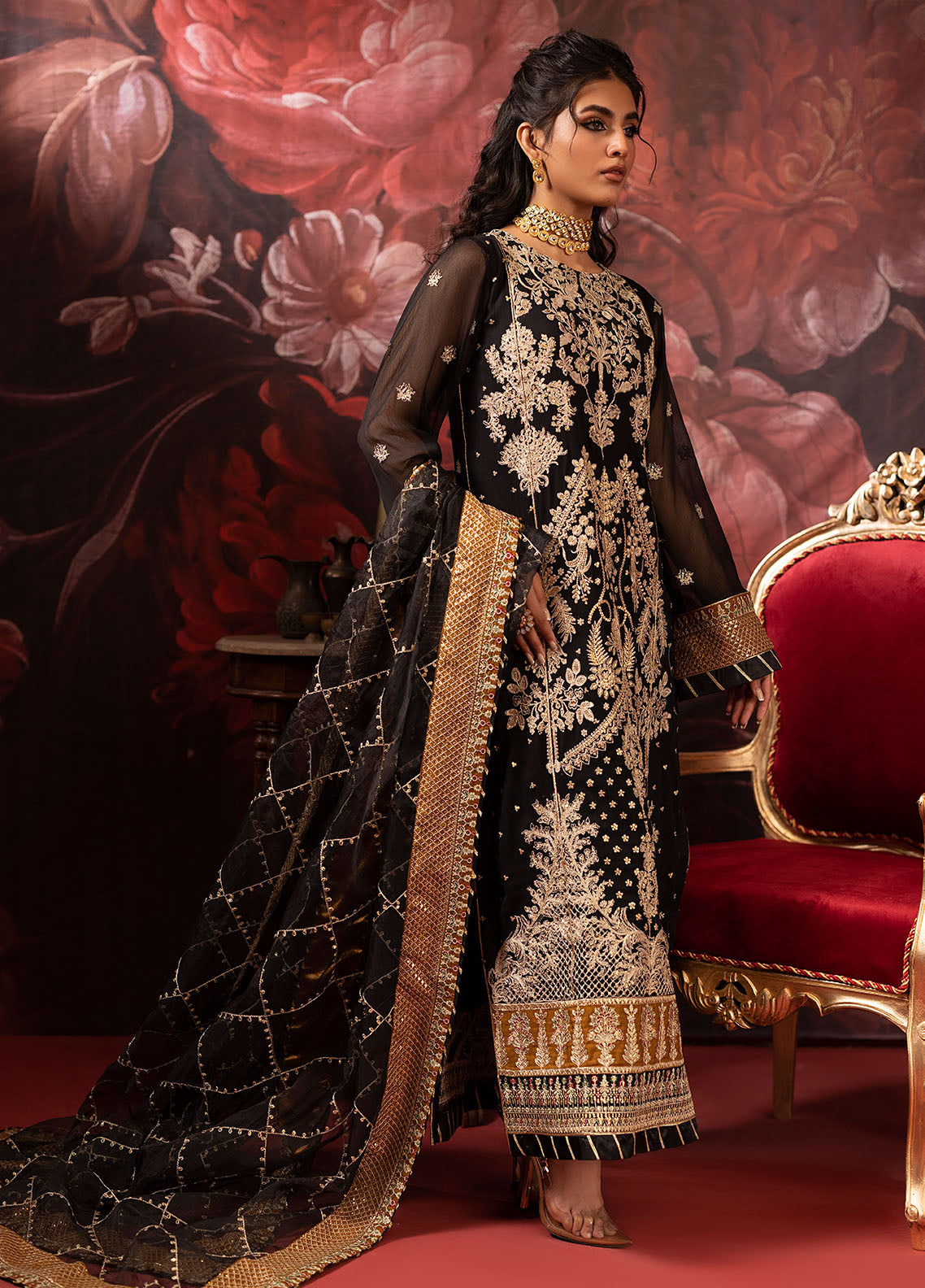KD-1106 Monarch - Khawab Deeda | Unstitched | 4 Piece
