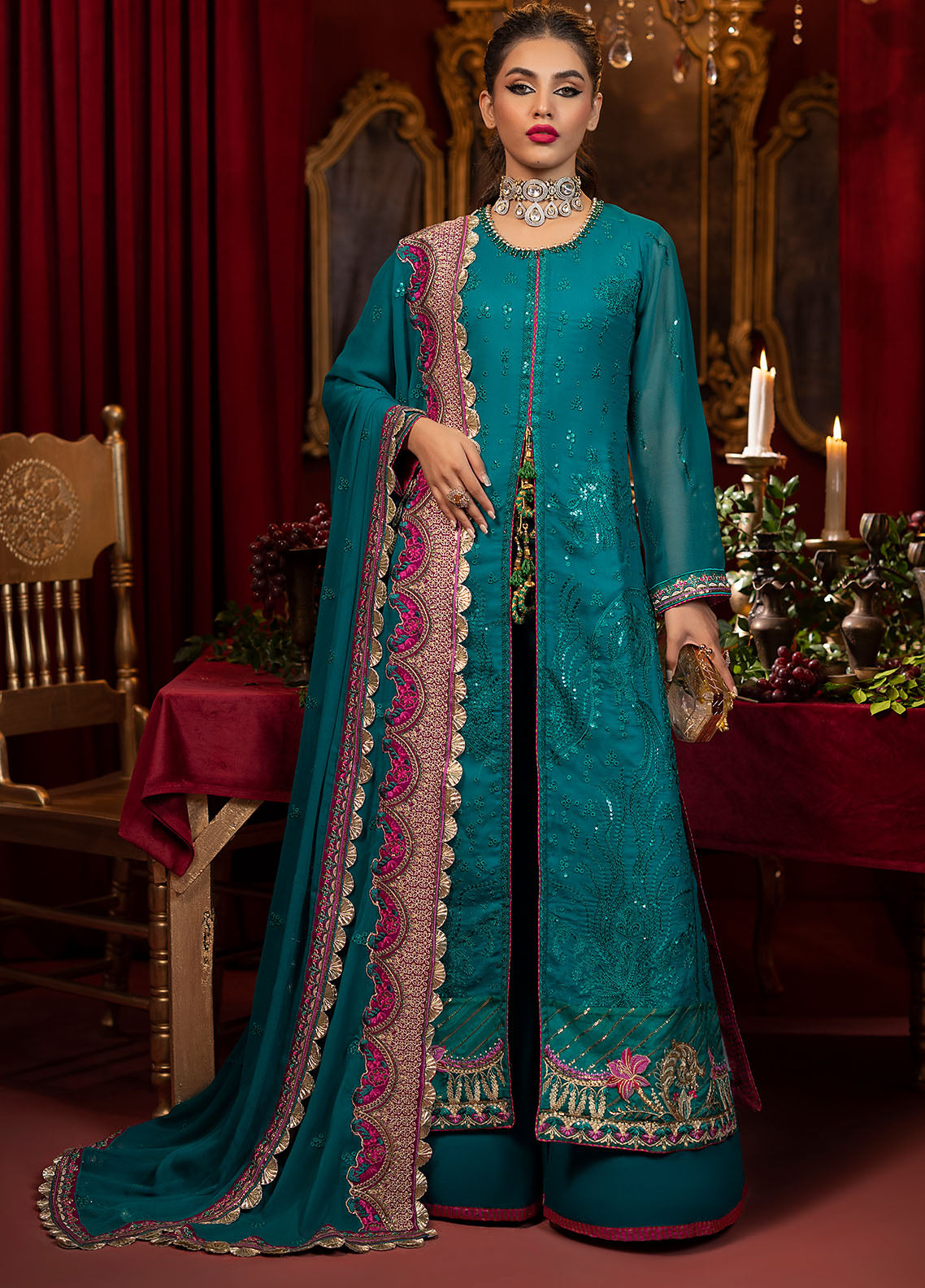 KD-1108 Jewel - Khawab Deeda | Unstitched | 4 Piece
