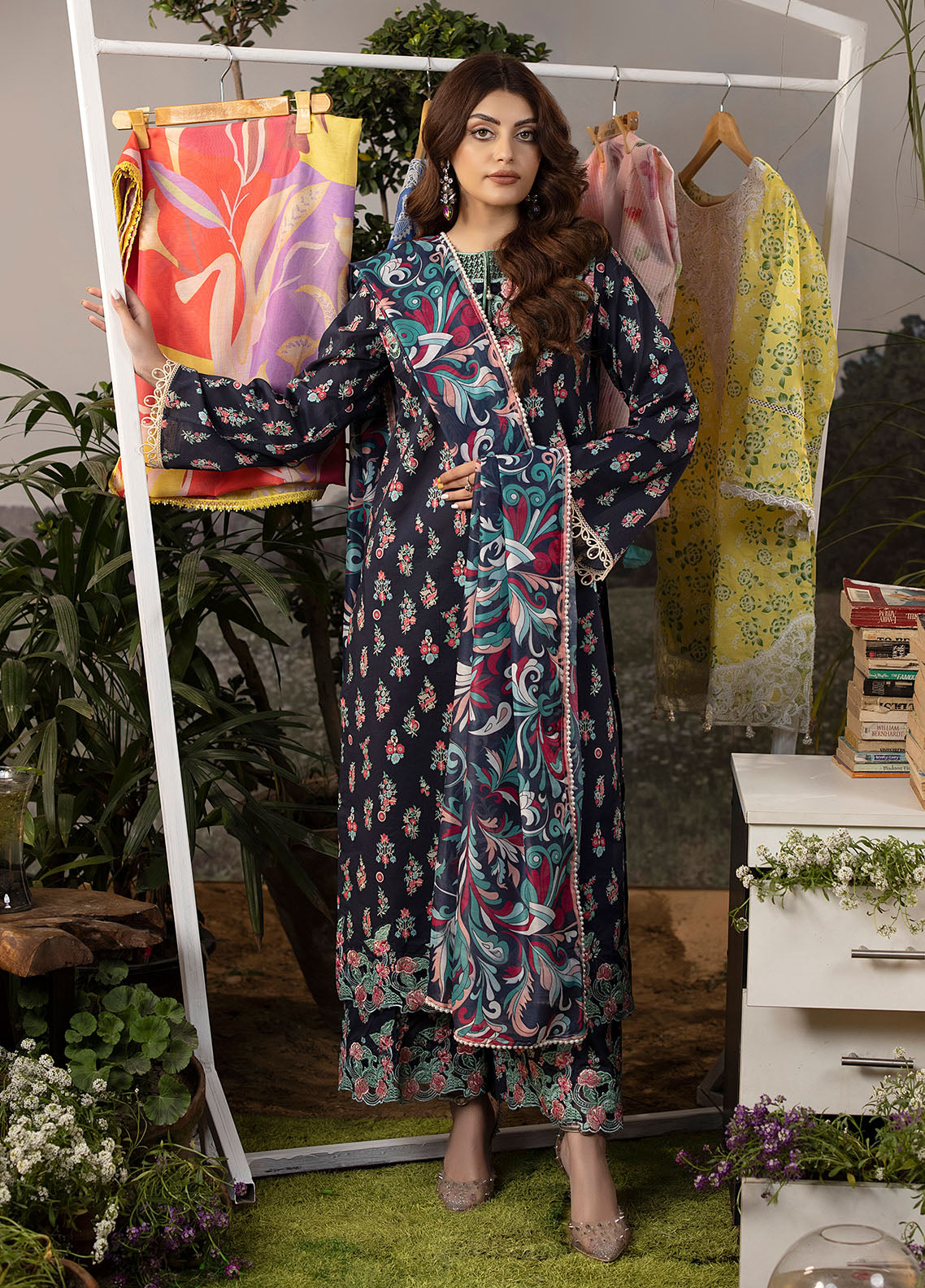CT-9006 Regal Glow - Mehr | Unstitched | 3 Piece