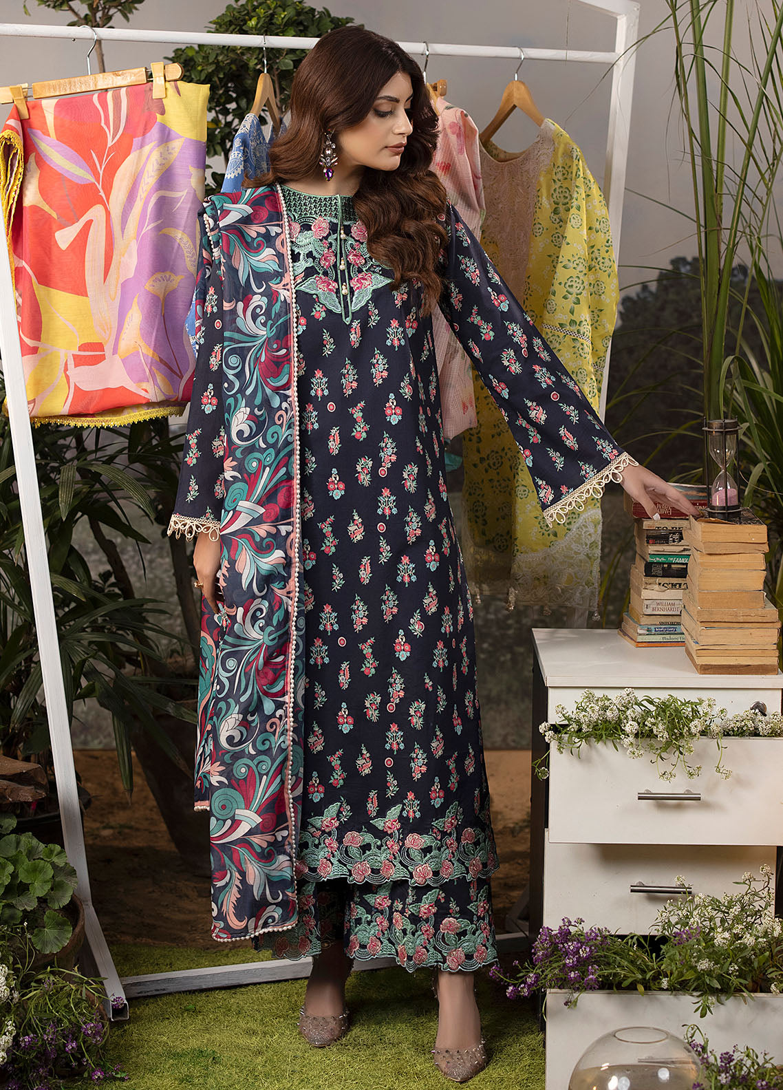 CT-9006 Regal Glow - Mehr | Unstitched | 3 Piece