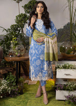 CT-9007 Azure Zest - Mehr | Unstitched | 3 Piece