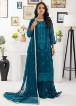SAH-1012 - Ella Formals | Unstitched | 3 Piece