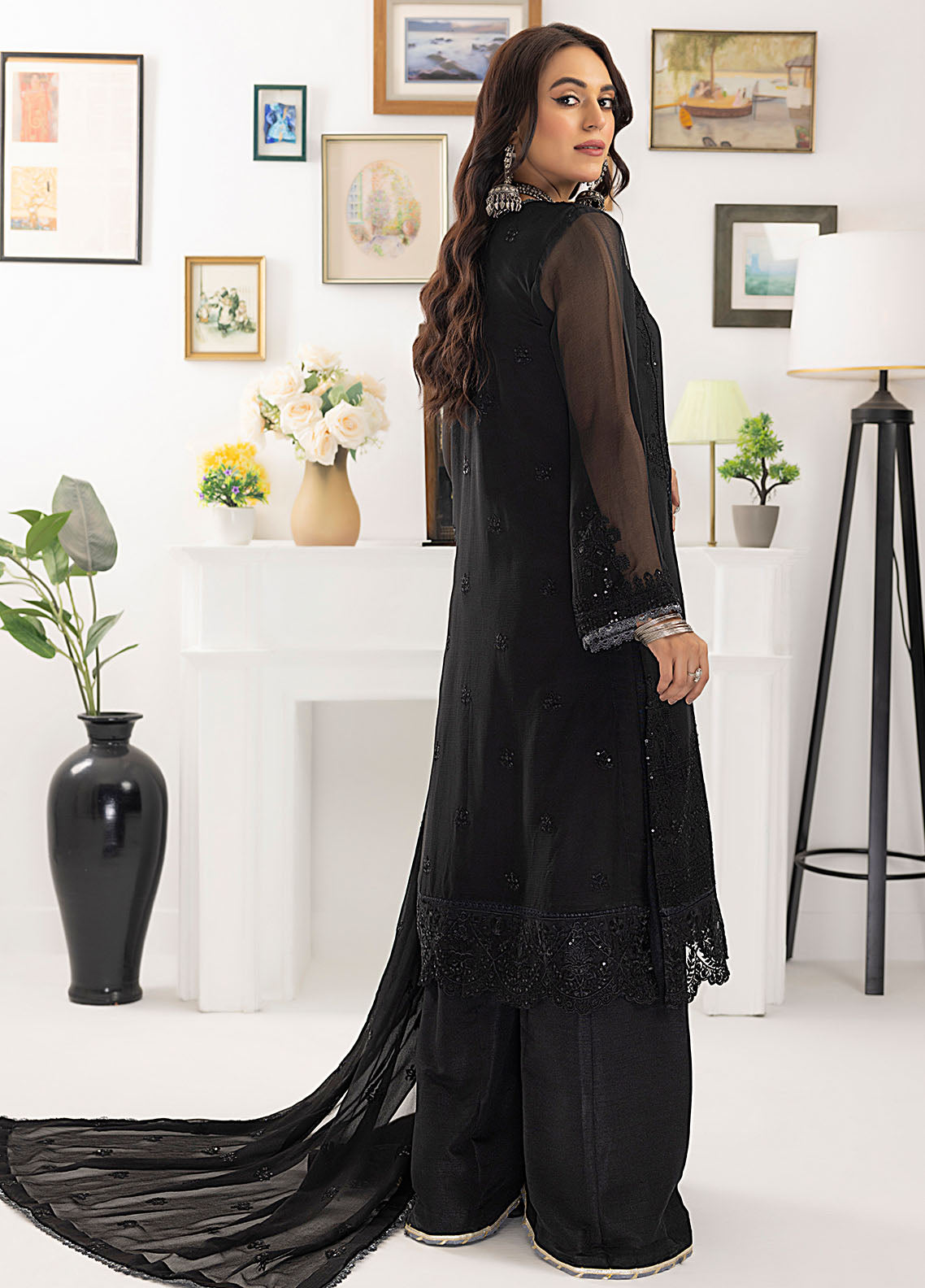 SAH-1013 - Ella Formals | Unstitched | 3 Piece