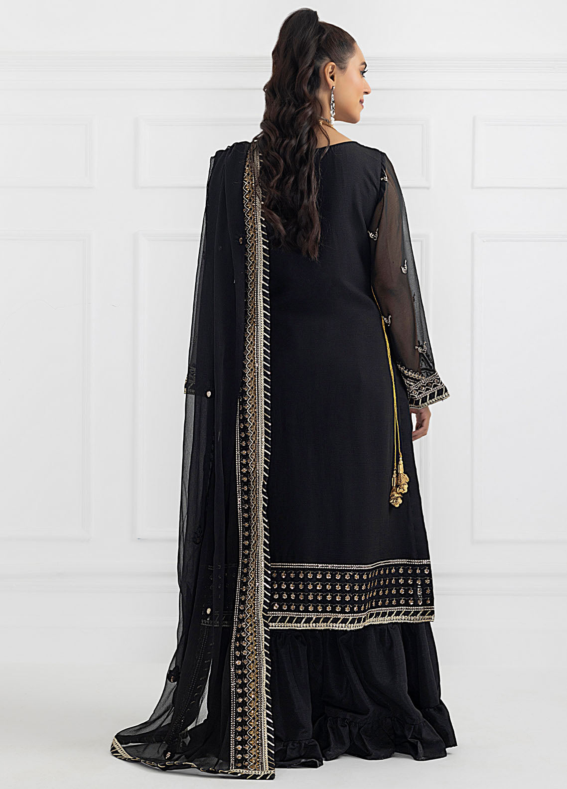 SAH-1015 - Ella Formals | Unstitched | 3 Piece