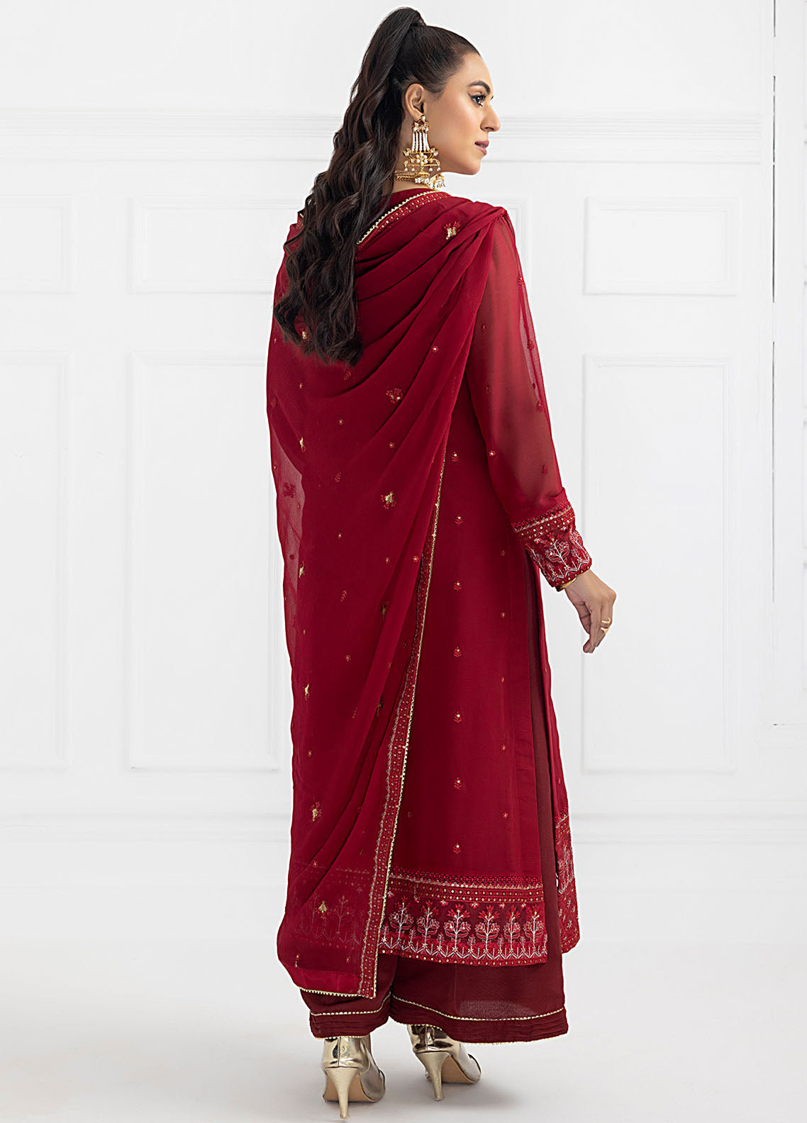 SAH-1016 - Ella Formals | Unstitched | 3 Piece