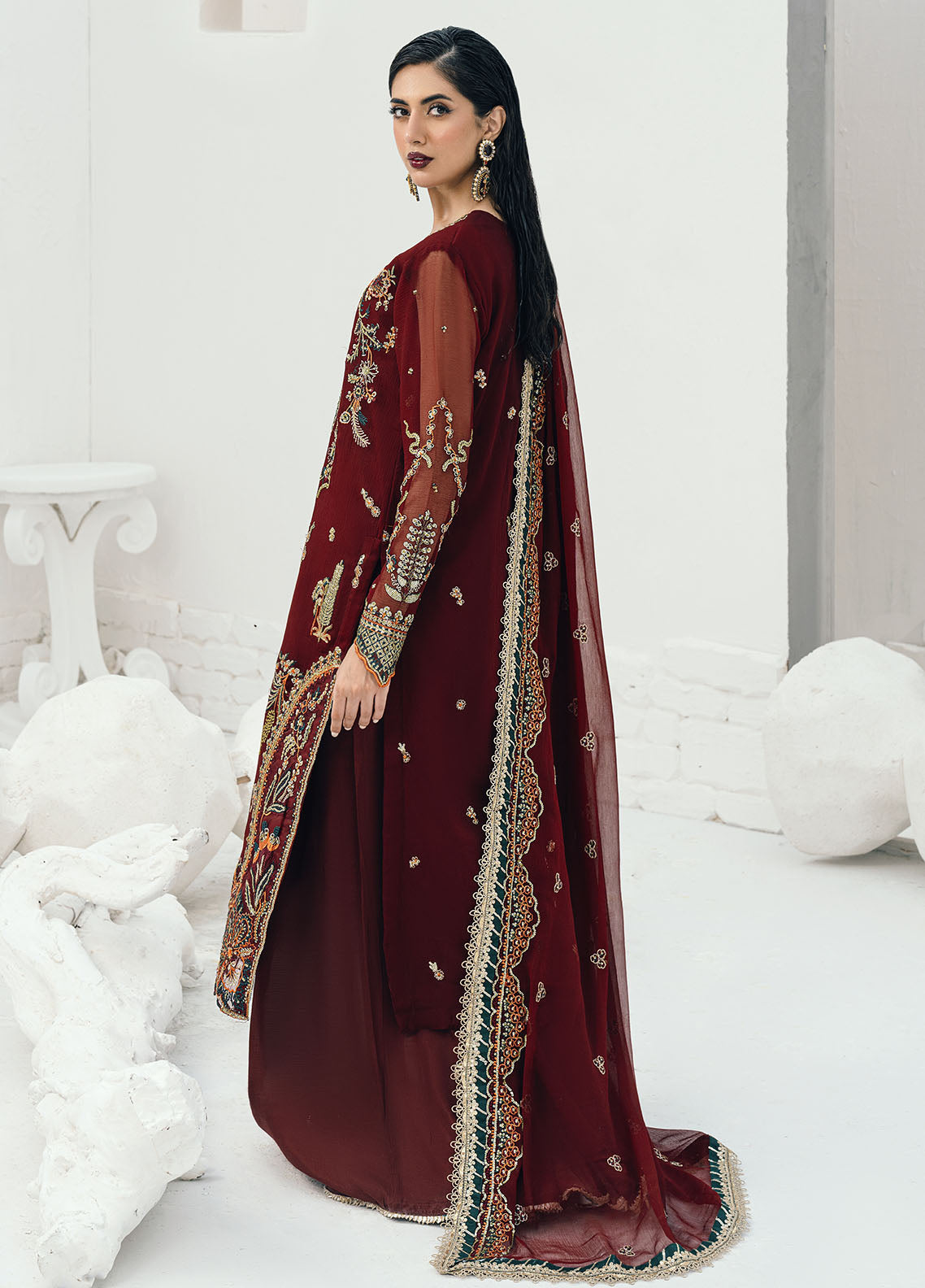 CT-140002 Rouge - Savoir | Unstitched | 3 Piece