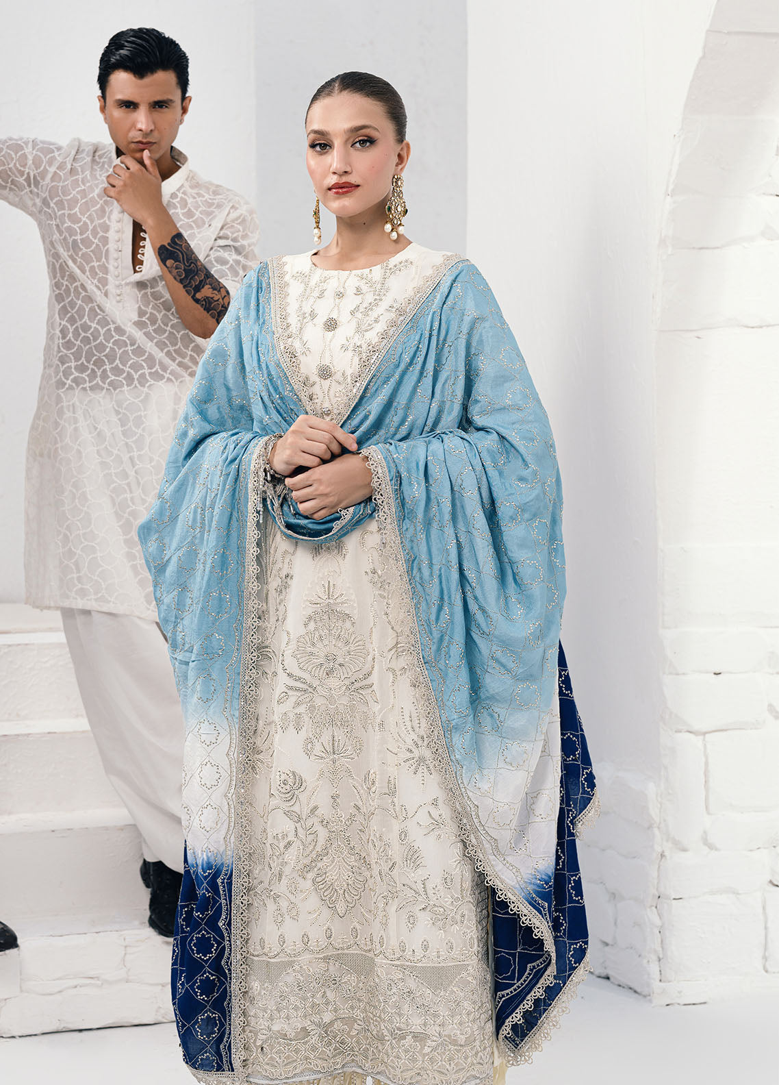CT-140003 Ombre - Savoir | Unstitched | 3 Piece