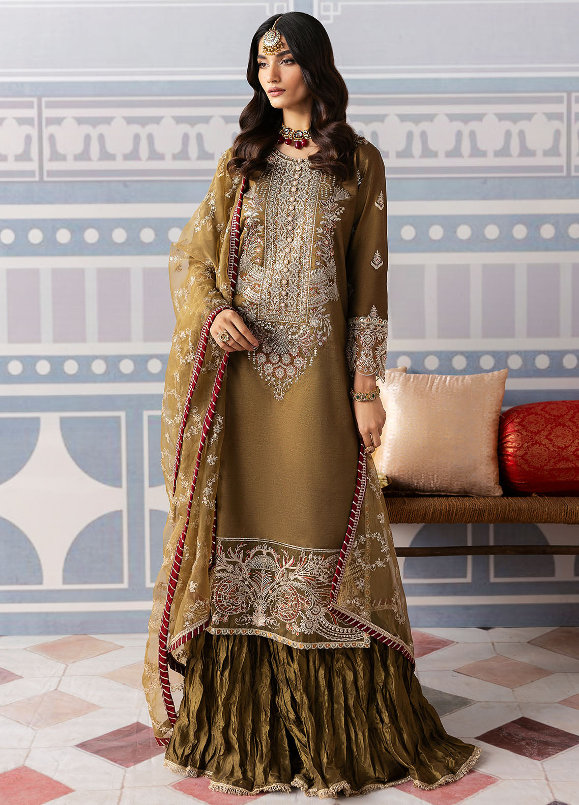 TSG-02 Olivine - There She Glows | Unstitched | 3 Piece