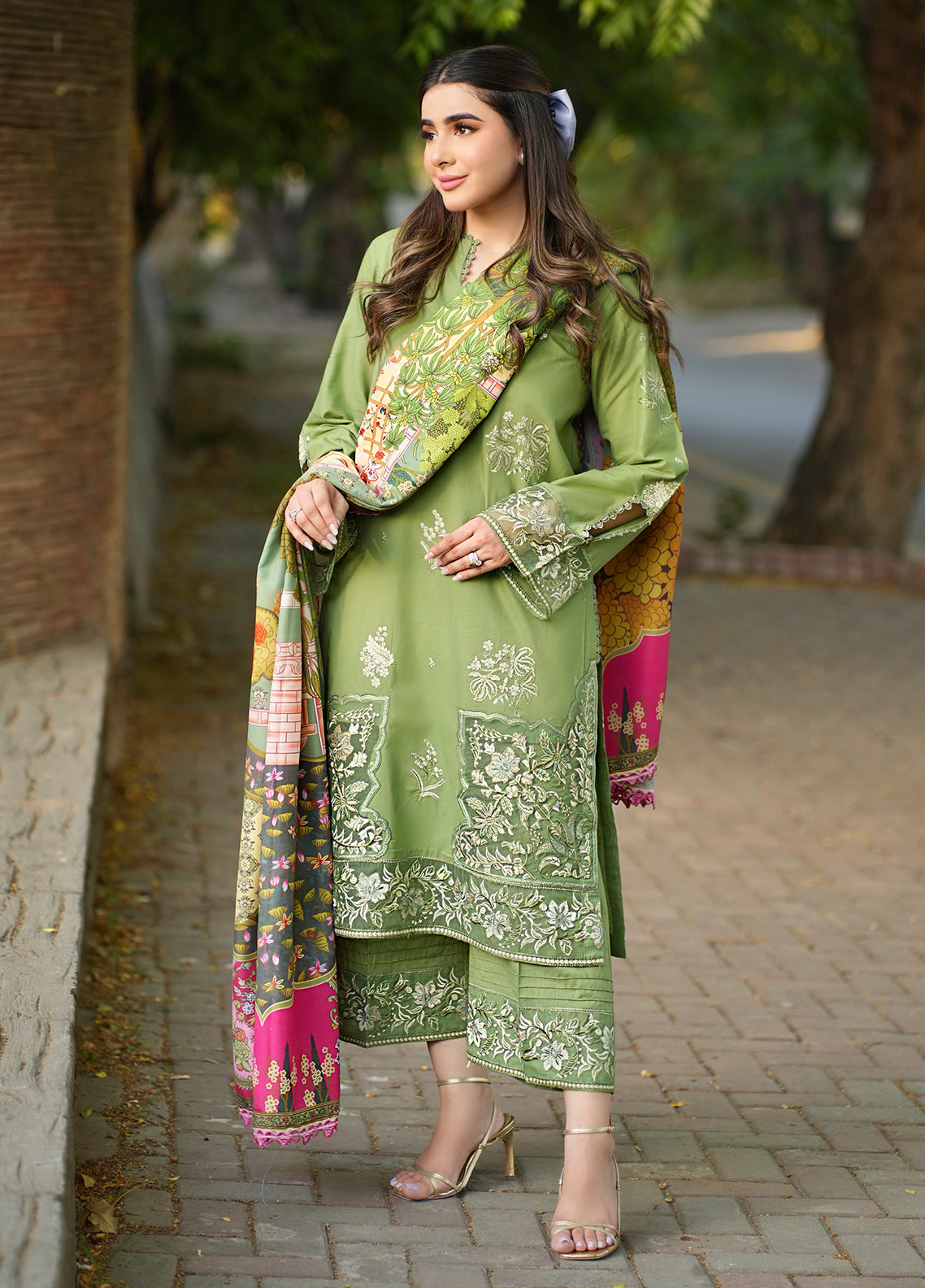 CT-11004 Sage - Sera | Unstitched | 3 Piece