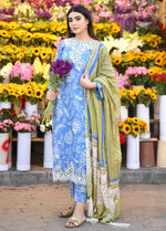 CT-9007 Azure Zest - Mehr | Unstitched | 3 Piece